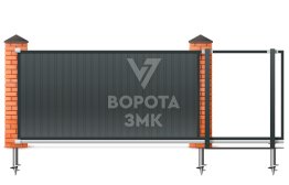 Сдвижные ворота 2200×3200 ЗМК-7316