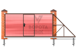Ворота автоматические 3600×2200 с пультом ЗМК-7270