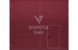 Противопожарные ворота промышленные 3000×3000 ЗМК-4751