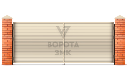 Ворота с дистанционным открытием 2250×2000 ЗМК-4850
