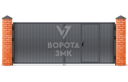 Ворота гаражные 2500×3000 из профлиста ЗМК-5199