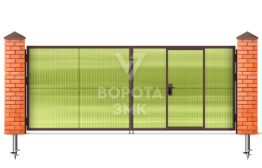 Распашные ворота 2350×2200 ЗМК-9690