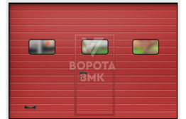 Секционные ворота Doorhan 4000×3500 промышленные ЗМК-3864